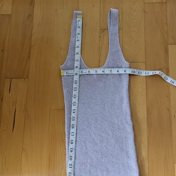 FREE people lavender lilac knit tunic top mini sweater Small @A8 - Picture 7 of 8